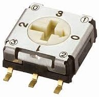 electronics gadjets,switches,شکل سوئیچ 4 حالته که با ابزار پیچ گوشتی باید چرخانده شود